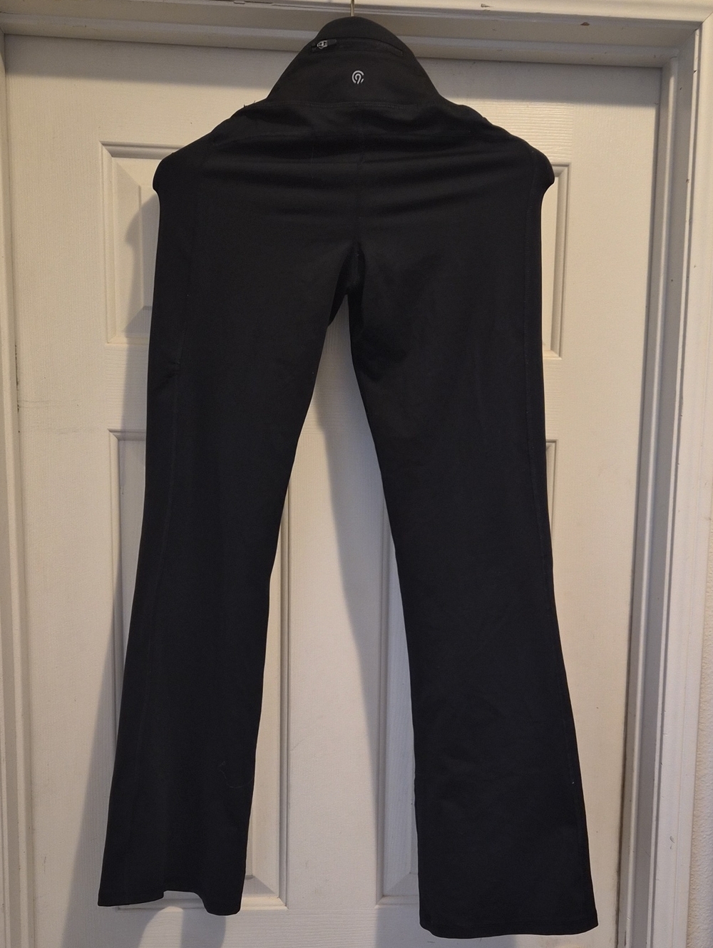 Black Women’s Yoga Pants with Flared Leg